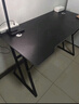 初學(xué)者  電腦桌臺式家用電競桌椅套裝辦公桌簡(jiǎn)約書(shū)桌游戲桌書(shū)房寫(xiě)字桌子 子夜黑120*60-電競紋路 曬單實(shí)拍圖