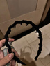 黑色高級感小香風(fēng)纏繞串珠發(fā)箍女齒梳波浪高顱頂神器頭箍發(fā)飾發(fā)卡 巴黎王妃發(fā)箍 1個(gè) 曬單實(shí)拍圖