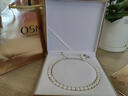 胖東來(lái)品質(zhì)天然珍珠項鏈淡水近圓5-6-7-8-9-10mm強光白色送老婆 白色 天然淡水真珍珠 9-10mm x 41cm 曬單實(shí)拍圖