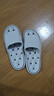 七色紡漏水拖鞋男踩屎感浴室鏤空厚底防滑情侶洗澡居家用女涼拖 灰44-45 曬單實(shí)拍圖