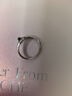 中國黃金（CHINA GOLD）S925銀戒指女翡翠靈蛇指環(huán)卷卷蛇生肖蛇本命年生日禮物送女友老婆 靈蛇戒指【深翡翠-品牌禮盒】 曬單實(shí)拍圖
