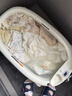 英氏（YEEHOO）新生嬰兒洗澡盆寶寶浴架盆大號可折疊坐躺托家用幼兒兒童用品浴盆 曬單實(shí)拍圖