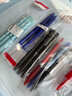 百樂(lè )（PILOT）【熱門(mén)商品】熱可擦筆按動(dòng)黑色中性筆0.5水筆簽字筆小學(xué)生手賬作業(yè)刷題筆高顏值學(xué)習文具套裝 3支 曬單實(shí)拍圖