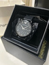 安普里奧·阿瑪尼（Emporio Armani）手表男士黑武士系列 曜黑皮帶休閑石英表生日禮物AR1918 曬單實(shí)拍圖