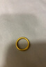 周六福（ZLF）新年禮物  古法金戒指男女款傳承工藝黃金情侶對戒 計價(jià) 女戒10號-7.51g 曬單實(shí)拍圖