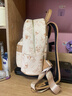 麥斯卡（Mesuca）迪士尼雙肩包女2025新款時(shí)尚百搭旅游背包大容量高顏值書(shū)包 杏色 曬單實(shí)拍圖