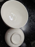 潔雅杰陶瓷碗中式白瓷小碗家用4.5英寸米飯碗喝湯碗面碗套裝10只裝 曬單實(shí)拍圖