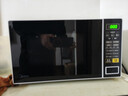 美的（Midea）微波爐家用小型20升轉盤(pán)加熱 智能菜單 一鍵解凍 殺菌電子除味 薄膜按鍵（M1-L213C） 曬單實(shí)拍圖