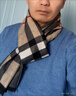 恒源祥羊絨羊毛男士圍巾秋冬季新穎格子加厚保暖百搭圍脖禮物 駝色格子_專(zhuān)柜質(zhì)量 曬單實(shí)拍圖