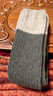明月歸針織襪套春秋毛線(xiàn)撞色拼接腿套簡(jiǎn)約百搭堆堆襪灰色保暖襪套小腿襪 小腿襪 灰色 1雙 曬單實(shí)拍圖
