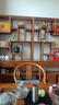 崇城實(shí)木書(shū)架博古架組合儲物架置物架古董架隔斷架多寶閣書(shū)房家具 單個(gè)90寬一對180*30*196 曬單實(shí)拍圖