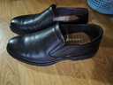 奧康男鞋春秋季新品商務(wù)正裝鞋軟底真皮舒適一腳蹬套腳通勤皮鞋 黑色 1253111042B 42 (260mm) 曬單實(shí)拍圖