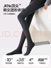 JKN灰色打底褲女秋冬加厚【微壓顯瘦】加絨薄絨壓力發(fā)熱豎條紋連褲襪 曬單實(shí)拍圖