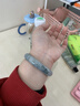 翠滿(mǎn)昌老坑翡翠手鐲淺綠飄花玉手鐲女款細糯種玉石手鐲 A貨手鐲 圈口50-55 曬單實(shí)拍圖
