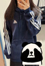 阿迪達斯 （adidas）經(jīng)典三道杠 外套 運動(dòng)服立領(lǐng) 夾克 衛衣 男女 IJ6473 S 曬單實(shí)拍圖