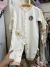 迷你巴拉（minibala）【三防】巴拉羽絨連體衣嬰兒衣服寶寶萌趣爬服加厚2025新款 咖色調00355-可可恐龍 【內置護肚背心雙重保暖】 80 cm 【充絨量70.9g】 曬單實(shí)拍圖
