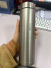 TILIVING(鈦立維)純鈦保溫杯男女士便攜式水杯大容量泡茶杯子七夕禮物生日 親子保溫禮盒套裝500ml 曬單實(shí)拍圖