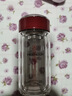 希諾雙層玻璃杯家用辦公水杯女高顏值過(guò)濾泡茶杯子X(jué)N-9330紅色 200mL 曬單實(shí)拍圖