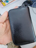 MAIWEINI2024新款拉鏈女神節鑰匙包男真皮多功能實(shí)用汽車(chē)鎖匙包牛皮鑰匙袋 黑色【雙排12鑰匙位+2卡片位】 曬單實(shí)拍圖
