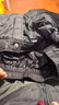 黑冰男女款外穿防寒羽絨褲戶(hù)外加厚保暖600蓬鵝絨褲 FAF8155 黑色 M 曬單實(shí)拍圖
