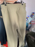 蕉內熱皮503+＋系錐形女士休閑褲直筒保暖防潑水運動(dòng)褲 淺樺木 XL 曬單實(shí)拍圖