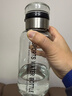 【送杯套】大容量加厚玻璃杯子便攜噸噸杯茶水分離帶杯套泡茶水杯 透明 1000ml噸噸桶 1只裝 曬單實(shí)拍圖