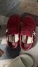 莎莎蘇[楊超越同款]2025秋季新款咖啡貝果勃肯單鞋舒適女內增高樂(lè )福鞋 紅色 37 曬單實(shí)拍圖