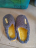 俞兆林（YUZHAOLIN）棉鞋女男情侶包跟棉拖鞋冬季月子鞋保暖舒適家居棉鞋 曬單實(shí)拍圖