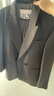 LILY2025秋新款女裝格雷系氣質(zhì)高級感簡(jiǎn)約職業(yè)通勤休閑西裝外套 509深灰 S 曬單實(shí)拍圖