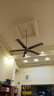 鉆石牌（DIAMOND） 吊扇家用電風扇客廳餐廳復古吊風扇56吋1.4米樓頂扇工業(yè)大風力吸頂電風扇 56寸復古銅色五葉吊扇王100W（銅線） 曬單實拍圖