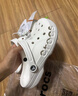 CROCS卡駱馳洞洞鞋貝雅男鞋女鞋輕便耐磨一腳蹬拖鞋休閑鞋|10126 白-100 37 /38(230mm) 曬單實(shí)拍圖