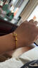 周生生 足金圓棍(磨砂)黃金手鐲女素圈90343K計價(jià)07圈11.85克 曬單實(shí)拍圖