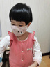 斐月伽兒童口罩秋冬季嬰幼兒保暖卡通寶寶布口罩純棉紗布可洗男童女童 粉色小熊 S（0-3歲） 曬單實(shí)拍圖