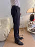 秋冬款休閑褲男加絨加厚直筒商務(wù)高端西裝褲中年寬松大碼彈力褲子 【加絨加厚】哥弟紋722-深灰 32 -建議【130-140斤】 曬單實(shí)拍圖
