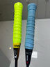 TAAN泰昂羽毛球拍手膠龍骨綁帶打孔握把膠纏繞帶三條裝TWQ3黑/藍/熒黃 曬單實拍圖