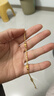 周六福（ZLF）新年禮物    黃金金手鏈女款足金999串珠相守相戀 計價(jià) 16+2cm尾鏈-5.68g 曬單實(shí)拍圖