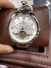 勞力士王子瑞士新款手表陀飛輪機械表鏤空夜光防水名牌進(jìn)口時(shí)尚商務(wù)專(zhuān)用男表 R3238-本色白面鋼帶款 42mm 曬單實(shí)拍圖