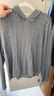 優(yōu)衣庫女裝可機洗紐花針織連帽套頭衫/25秋冬新款478871 06 鉛灰色 XL /165/92 曬單實(shí)拍圖