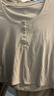 lululemon丨Rulu 女士長(cháng)袖亨利衫 LW3IUSS 骨白 M 曬單實(shí)拍圖