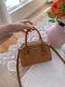 CALWAN KEODH包包女包斜挎包波士頓包手提枕頭包單肩包生日禮物送女友老婆 【咖色】輕奢時(shí)尚百搭高級感實(shí)用走心女生閨蜜 曬單實(shí)拍圖