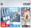 奶瓶清洗工具長(cháng)柄家用杯刷專(zhuān)用洗奶瓶刷子水杯刷清潔去污海綿刷 精選品質(zhì)：【白色】深入清潔 有效清潔【柔軟海綿+長(cháng)柄便捷】 曬單實(shí)拍圖