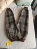 G.DUCKKIDS男女童春秋冬季加絨哈倫褲子兒童休閑保暖中小童一體絨長(cháng)褲洋氣潮 格子褲【加絨加厚】  110 建議4-5歲 曬單實(shí)拍圖