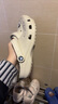 卡駱馳（CROCS）檀健次同款經(jīng)典洞洞鞋輕便百搭男沙灘鞋包頭拖鞋10001 骨白色-2Y2 36 (220mm) 37 曬單實(shí)拍圖