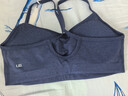 ubras城市輕戶(hù)外小慕斯細肩帶工字美背運動(dòng)背心文胸女內衣瑜伽褲 文胸-午夜藍色 M 文胸適合75A-75C 曬單實(shí)拍圖