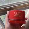 玉蘭油（OLAY）超紅瓶面霜輕潤版50g抗皺緊致抗衰老女士保濕面霜生日禮物送女友 曬單實(shí)拍圖