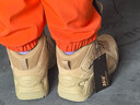 強人戶(hù)外男靴3515防水防穿刺防風(fēng)沙徒步登山訓練靴子 JD6617 杏色 40 曬單實(shí)拍圖