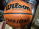 威爾勝（Wilson）籃球7號超纖路人王同款EVOLUTION室內比賽級防滑耐磨成人七號籃球 曬單實(shí)拍圖