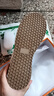 鹿季國風(fēng)刺繡德訓鞋女2025年夏季新款時(shí)尚百搭舒適休閑透氣學(xué)院風(fēng)板鞋 米白 40 曬單實(shí)拍圖