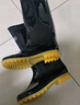 回力雨鞋男士防水鞋防滑耐磨膠鞋輕便廚師鞋雨靴套鞋807  黑色高筒 38 曬單實(shí)拍圖