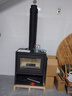 復古歐式真火壁爐燃木柴火取暖爐民宿別墅農村自建房裝飾家用鑄鐵 【.新款70型帶燒水帶烤箱】升級加厚雙層 60-100平方. 曬單實(shí)拍圖
